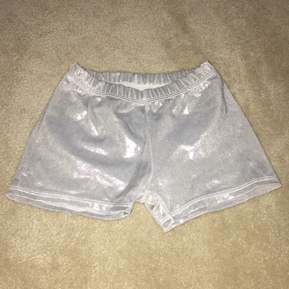 Foxy’s shimmer stretchy dance/gymnastics shorts